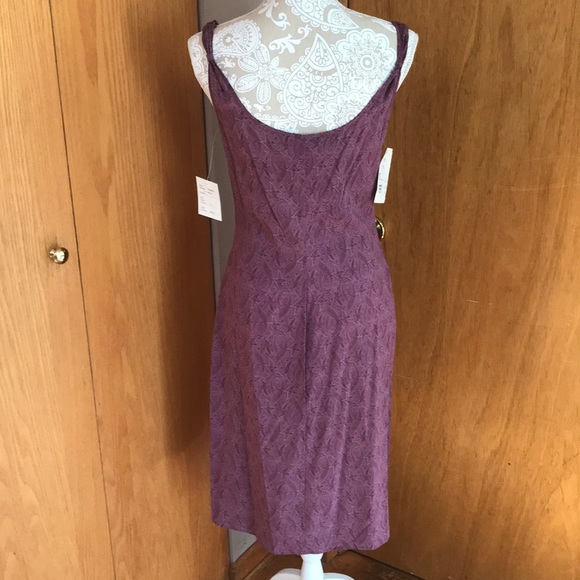🎁NWT Hype Purple Paisley Dress Large🎁 - Picture 2 of 4